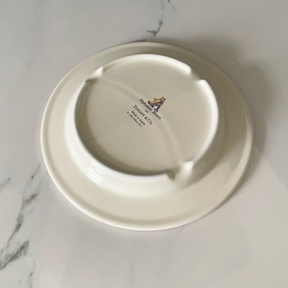 Alphabet Bears Child Plate by Tiffany & Co.